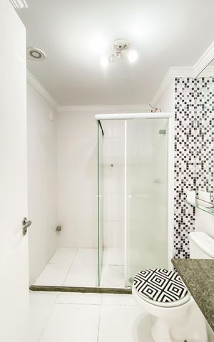Apartamento para alugar com 38m², 1 quarto e 1 vaga Apartamento para alugar com 38m², 1 quarto e 1 vagaBanheiro