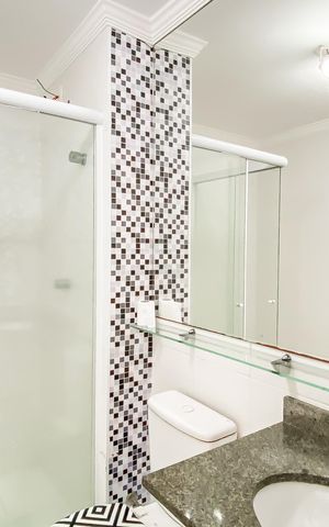 Apartamento para alugar com 38m², 1 quarto e 1 vaga Apartamento para alugar com 38m², 1 quarto e 1 vagaBanheiro