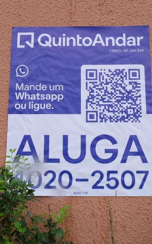 Apartamento para alugar com 42m², 2 quartos e 1 vagaPlaca GRANDE instalada na fachada do condomínio, dia 05.09.2026 - Código da placa: GOAV-119