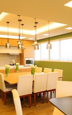 Apartamento para alugar com 42m², 2 quartos e 1 vagaÁrea comum - Salão de festas