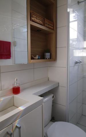Apartamento para alugar com 45m², 2 quartos e 1 vagaBanheiro
