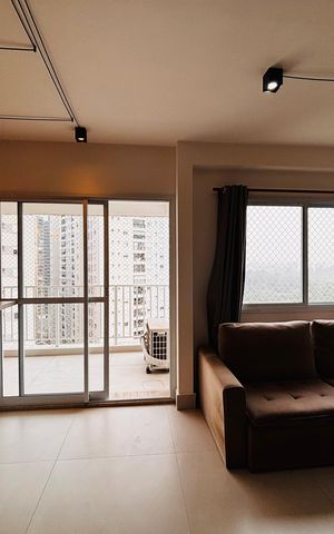 Apartamento para alugar com 53m², 1 quarto e 2 vagas Apartamento para alugar com 53m², 1 quarto e 2 vagasSala