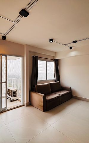 Apartamento para alugar com 53m², 1 quarto e 2 vagas Apartamento para alugar com 53m², 1 quarto e 2 vagasSala