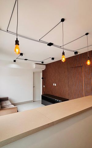 Apartamento para alugar com 53m², 1 quarto e 2 vagas Apartamento para alugar com 53m², 1 quarto e 2 vagasSala
