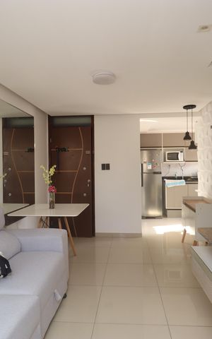 Apartamento para alugar com 58m², 2 quartos e 1 vaga Apartamento para alugar com 58m², 2 quartos e 1 vagaSala