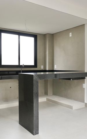 Apartamento à venda com 92m², 4 quartos e 2 vagas Apartamento à venda com 92m², 4 quartos e 2 vagasCozinha e Área de Serviço