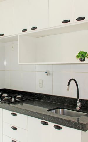 Apartamento à venda com 64m², 3 quartos e 2 vagasCozinha