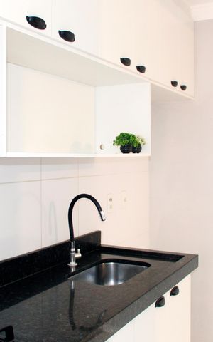 Apartamento à venda com 64m², 3 quartos e 2 vagasCozinha