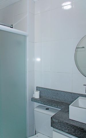 Apartamento à venda com 64m², 3 quartos e 2 vagasBanheiro Social