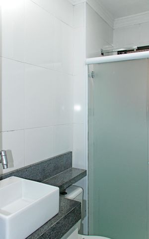Apartamento à venda com 64m², 3 quartos e 2 vagasBanheiro da Suíte