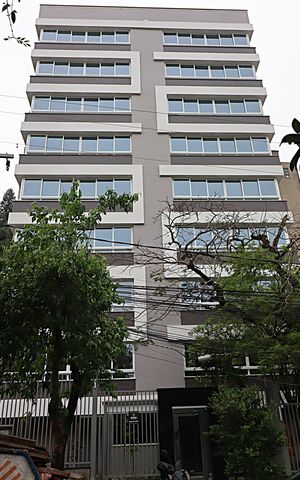 Apartamento para alugar com 70m², 2 quartos e 1 vagaFachada do bloco