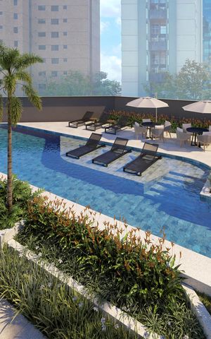Apartamento à venda com 99m², 3 quartos e 2 vagas Apartamento à venda com 99m², 3 quartos e 2 vagasÁrea comum - Piscina