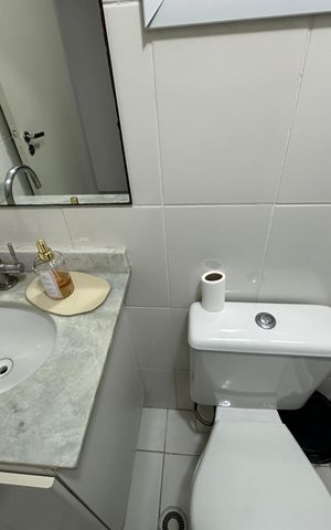 Apartamento à venda com 62m², 2 quartos e 1 vaga Apartamento à venda com 62m², 2 quartos e 1 vagaBanheiro Social