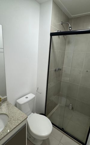Apartamento para alugar com 62m², 2 quartos e 1 vaga Apartamento para alugar com 62m², 2 quartos e 1 vagaBanheiro 2