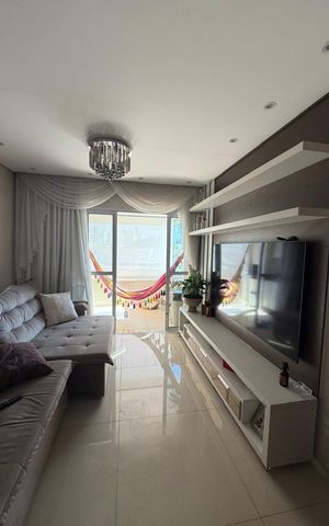 Apartamento à venda com 57m², 2 quartos e 2 vagas Apartamento à venda com 57m², 2 quartos e 2 vagasSala