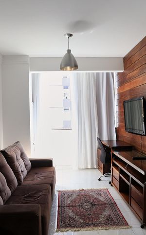 Apartamento para alugar com 50m², 1 quarto e 1 vaga Apartamento para alugar com 50m², 1 quarto e 1 vagaSala