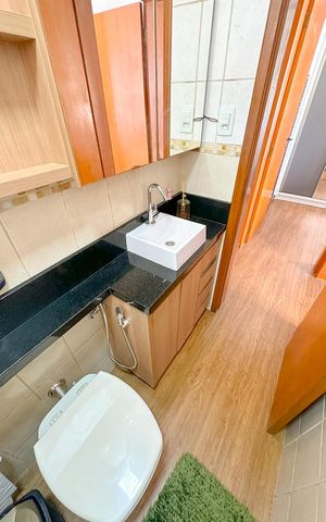 Apartamento para alugar com 52m², 2 quartos e 1 vagaBanheiro