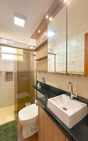 Apartamento para alugar com 52m², 2 quartos e 1 vagaBanheiro