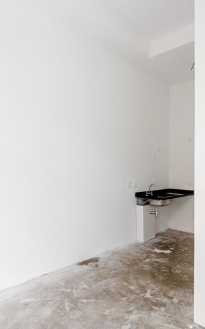 Studio à venda com 28m², 1 quarto e sem vagaSala - Cozinha