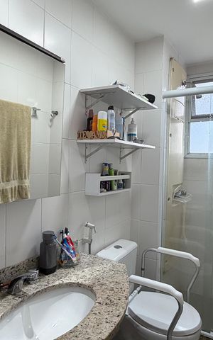 Apartamento para alugar com 114m², 3 quartos e 2 vagasBanheiro da suíte 1