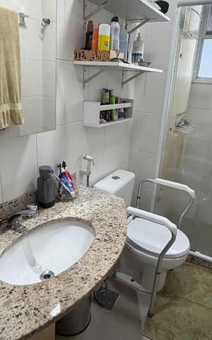 Apartamento para alugar com 114m², 3 quartos e 2 vagasBanheiro da suíte 1