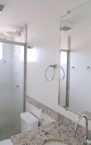 Apartamento para alugar com 73m², 2 quartos e 1 vagaBanheiro Social