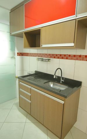 Apartamento à venda com 48m², 2 quartos e 1 vagaCozinha 