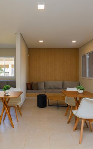 Apartamento para alugar com 48m², 2 quartos e sem vaga Apartamento para alugar com 48m², 2 quartos e sem vagaÁrea comum - Salão de festas