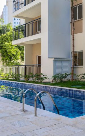 Apartamento para alugar com 48m², 2 quartos e sem vaga Apartamento para alugar com 48m², 2 quartos e sem vagaÁrea comum - Piscina