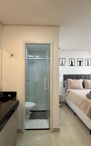 Apartamento para alugar com 42m², 1 quarto e 1 vaga
