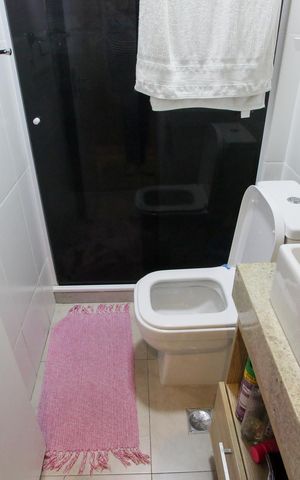 Apartamento à venda com 65m², 3 quartos e 1 vagaBanheiro Social