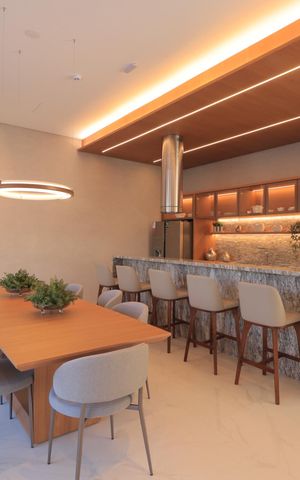 Apartamento à venda com 105m², 2 quartos e 2 vagasÁrea comum - Salão de festas