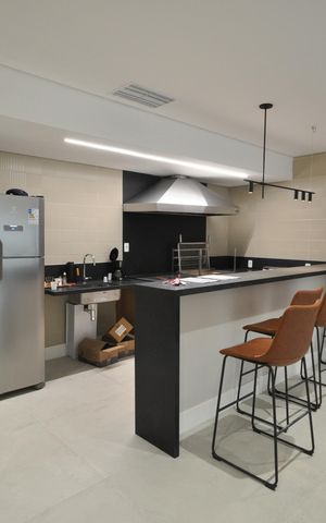 Apartamento para alugar com 28m², 1 quarto e sem vagaÁrea comum - Salão de festas