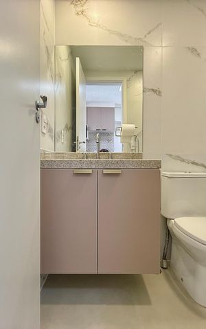 Studio para alugar com 25m², 1 quarto e sem vaga Studio para alugar com 25m², 1 quarto e sem vagaBanheiro
