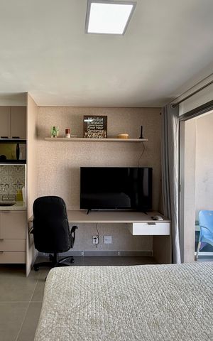 Studio para alugar com 25m², 1 quarto e sem vaga Studio para alugar com 25m², 1 quarto e sem vagaQuarto