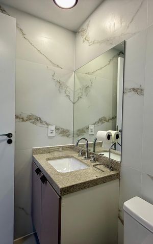 Studio para alugar com 25m², 1 quarto e sem vaga Studio para alugar com 25m², 1 quarto e sem vagaBanheiro