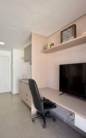 Studio para alugar com 25m², 1 quarto e sem vaga Studio para alugar com 25m², 1 quarto e sem vagaQuarto