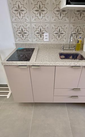 Studio para alugar com 25m², 1 quarto e sem vaga Studio para alugar com 25m², 1 quarto e sem vagaCozinha