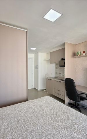 Studio para alugar com 25m², 1 quarto e sem vaga Studio para alugar com 25m², 1 quarto e sem vagaQuarto