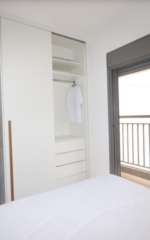 Apartamento à venda com 31m², 1 quarto e 1 vagaQuarto