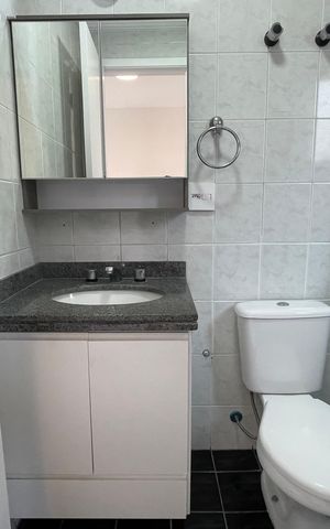 Apartamento para alugar com 84m², 2 quartos e 2 vagas Apartamento para alugar com 84m², 2 quartos e 2 vagasBanheiro 1