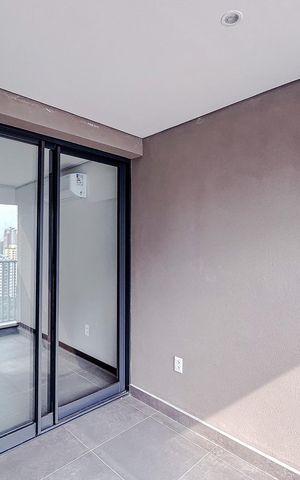 Studio à venda com 30m², 1 quarto e 1 vagaVaranda