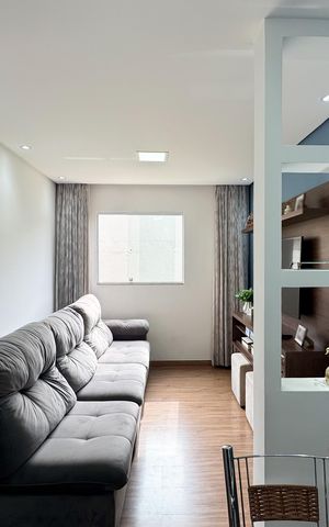 Casa à venda com 57m², 2 quartos e 1 vaga Casa à venda com 57m², 2 quartos e 1 vagaSala