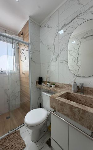 Apartamento para alugar com 46m², 2 quartos e sem vaga Apartamento para alugar com 46m², 2 quartos e sem vagaBanheiro