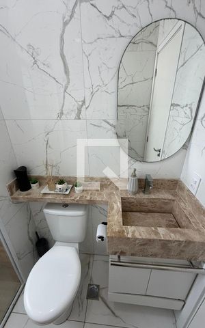 Apartamento para alugar com 46m², 2 quartos e sem vaga Apartamento para alugar com 46m², 2 quartos e sem vagaBanheiro