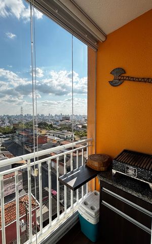Apartamento à venda com 54m², 2 quartos e 1 vaga Apartamento à venda com 54m², 2 quartos e 1 vagaSala - Sala de Jantar Varanda