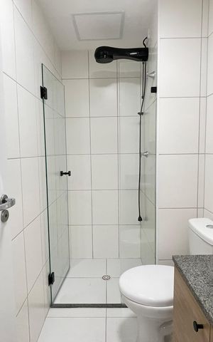 Apartamento para alugar com 39m², 2 quartos e 1 vaga Apartamento para alugar com 39m², 2 quartos e 1 vagaBanheiro