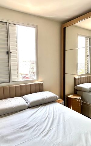 Apartamento para alugar com 43m², 2 quartos e 1 vaga Apartamento para alugar com 43m², 2 quartos e 1 vagaQuarto 1