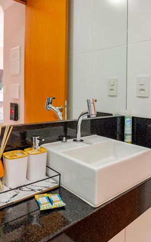 Apartamento à venda com 33m², 1 quarto e 1 vaga Apartamento à venda com 33m², 1 quarto e 1 vagaBanheiro