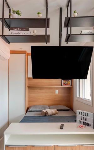 Apartamento à venda com 33m², 1 quarto e 1 vaga Apartamento à venda com 33m², 1 quarto e 1 vagaStudio